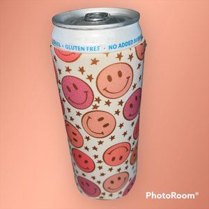 Happy Slim Can Koozie